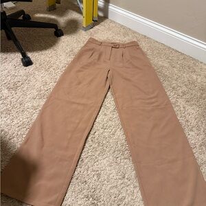 White Fox Boutique Tan Women's Trousers